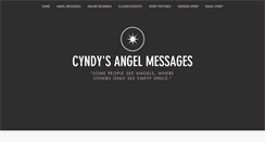 Desktop Screenshot of cyndysangelmessages.com
